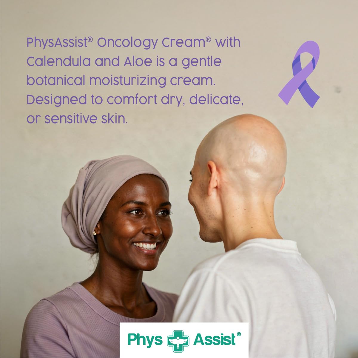 PhysAssist Calendula Cream used on hands for dry-skin relief after treatment