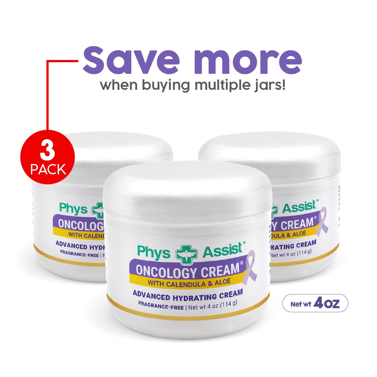 Natural ingredients like calendula and aloe support sensitive skin