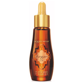 Physicians Formula Argan Face Serum bottle closeup showing pure argan oil for hydration.