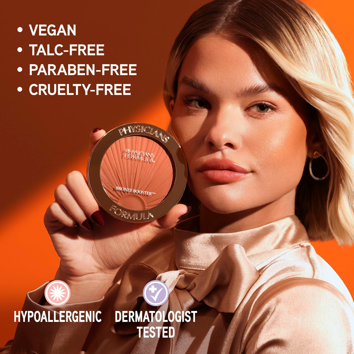 Niacinamide and vitamins support a healthy-looking glow with Bronze Booster.