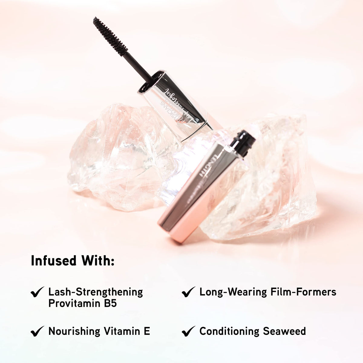 Physicians Formula Lash Mixologist no-falsies-needed design enables versatile lash drama.