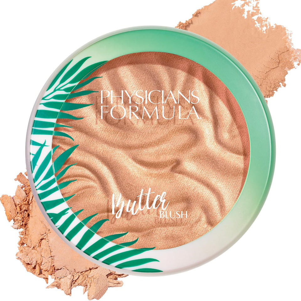 Physicians Formula Murumuru Butter Blush Beachy Peach compact adds radiant color with a silky finish