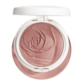 Physicians Formula Rosé All Day glow balm applied for a dewy, radiant look