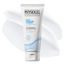 PHYSIOGEL DMT regenerative cream tube label showing dermatological testing