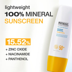 Physiogel vitamin B3 nourishes skin while protecting UVA/UVB.