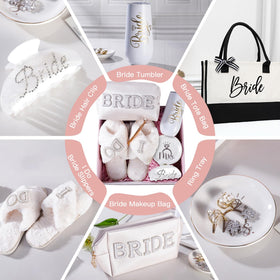 Physkoa bridal makeup bag organizes beauty essentials for the big day.