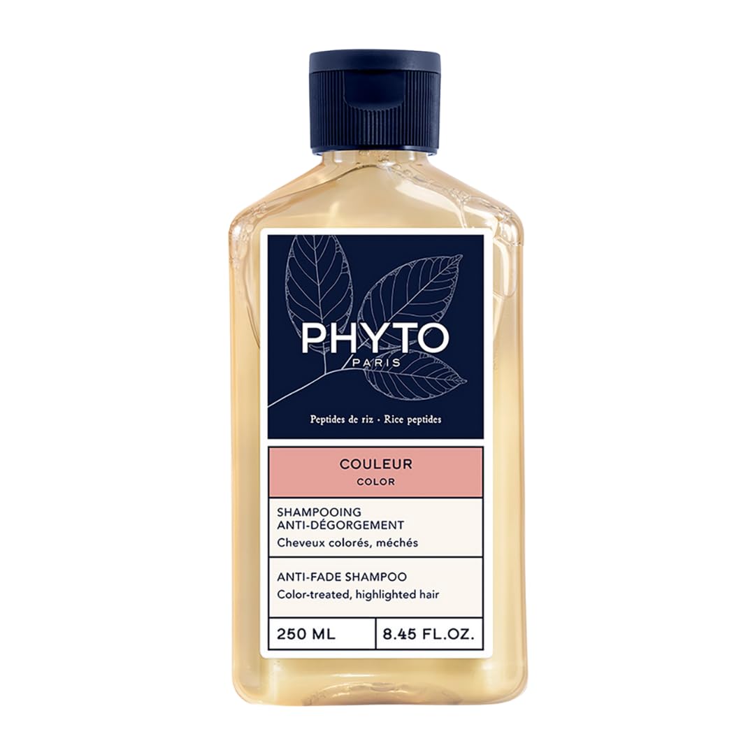 PHYTO Color Anti-fade Shampoo bottle shows color protection