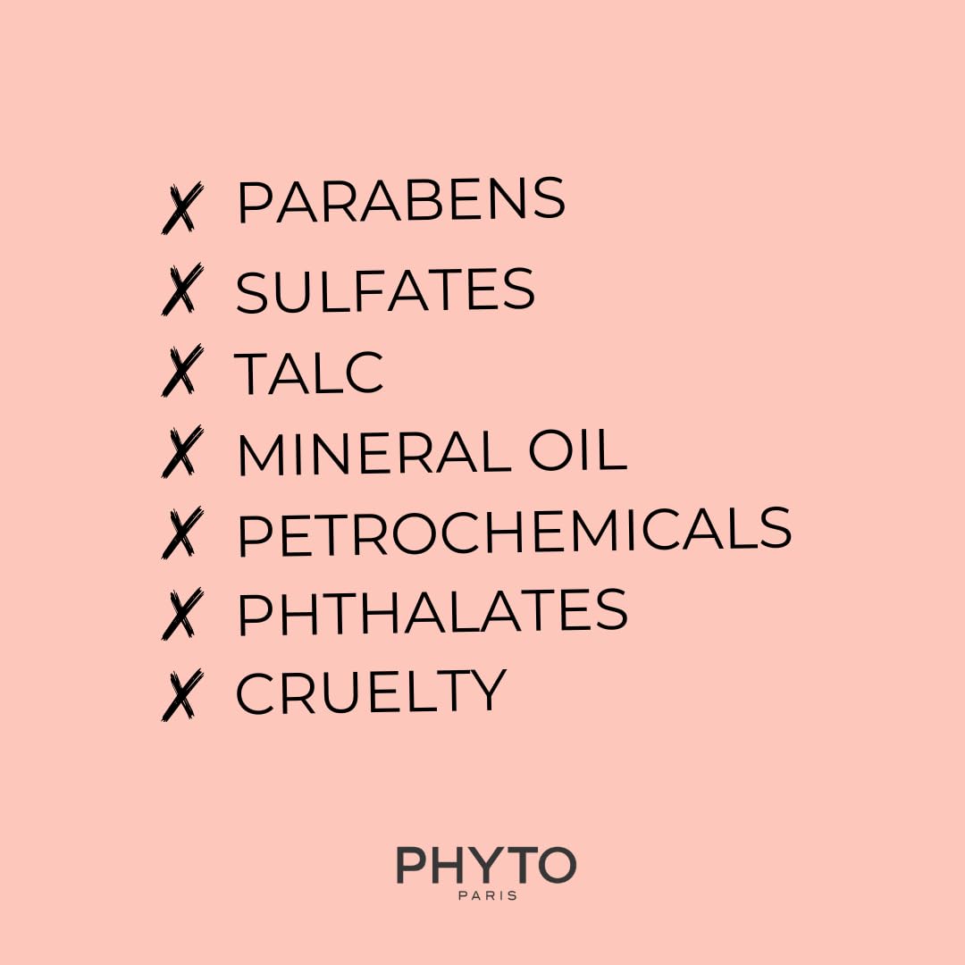 After-wash shine on hair with PHYTO Color Anti-fade Shampoo