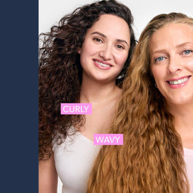 Curl frame demonstrates anti-frizz effect using PHYTO Curls Definition Gel-Cream Day 1.