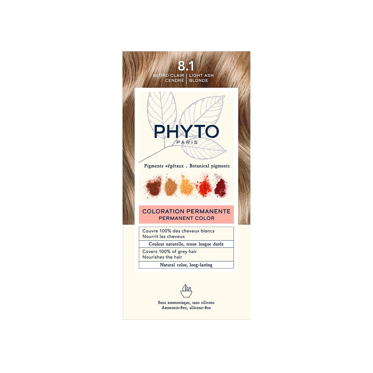 PHYTO Phytocolor 8-1 packaging shown for easy at-home color care