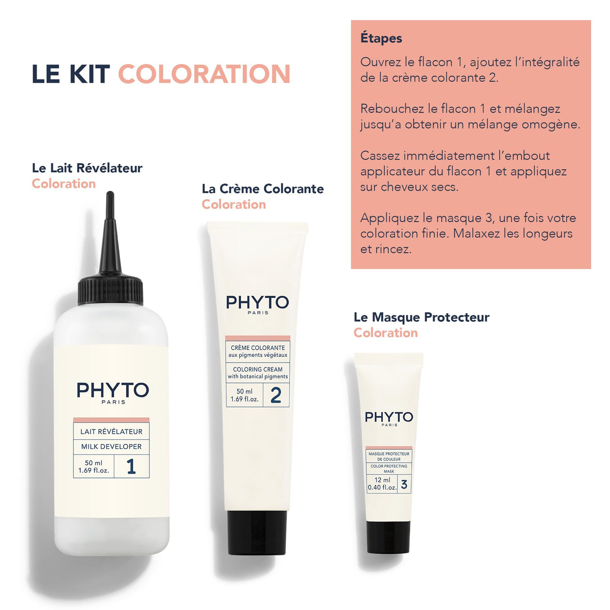 PHYTO Phytocolor close-up of creamy dye texture for even distribution