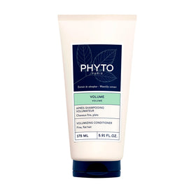 Phyto Volume conditioner bottle showing silicone-free formula for light detangling.