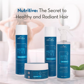 Phytoca Nutritive Shampoo packaging conveying premium care for salon-worthy results