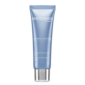 Phytomer Hydracontinue Radiance Face Cream bottle close-up showing lightweight hydration benefits
