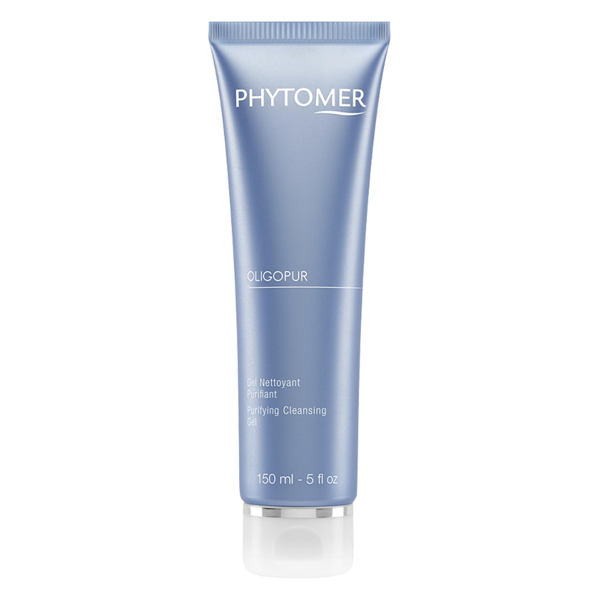 Phytomer Oligopur purifying cleansing gel bottle promotes oil balance.