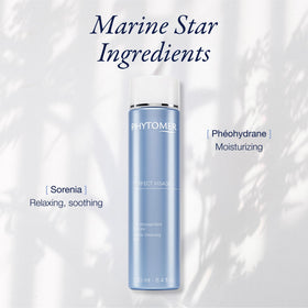 Phytomer Perfect Visage Hydrating Milk applied to face provides lasting moisture.