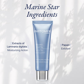 Phytomer Vegetal Exfoliant ingredients laminaria and papain for moisture and gentle cleansing