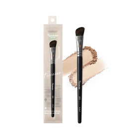 Piccasso 201 nose shading brush close-up shows precise angled tip for contouring.
