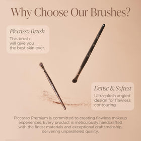 Piccasso 239 Eyeshadow Brush can smudge eyeliner for a softer look.