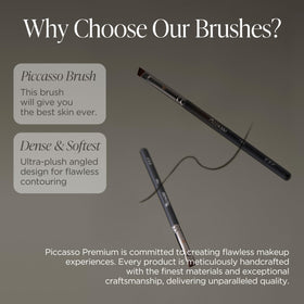 Piccasso durable brush construction for frequent cleaning and long-lasting use.