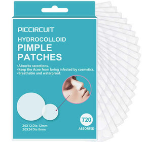 PICcircuit 720-count pimple patches packaging demonstrates discreet acne care option.
