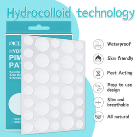 PICcircuit absorbent patch on pimple helps draw out impurities overnight.