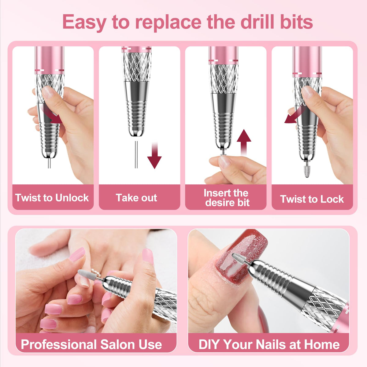 PICKBEAU low vibration, quiet motor reduces hand fatigue during use
