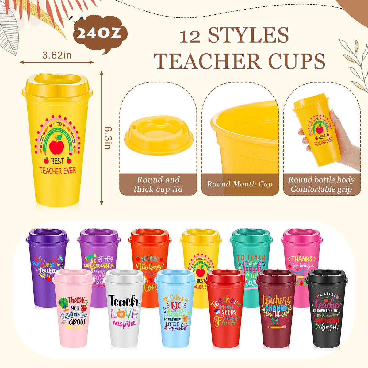 Pickmesh 24oz rainbow straw cup in use for daily drinks