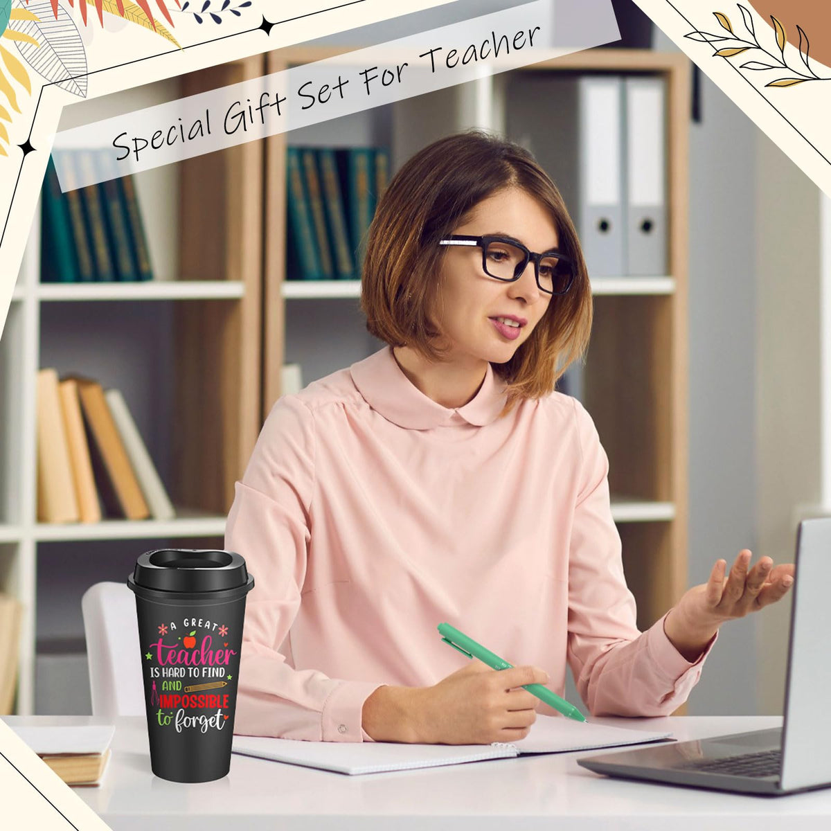 Pickmesh teacher gift set packs neatly for easy gifting