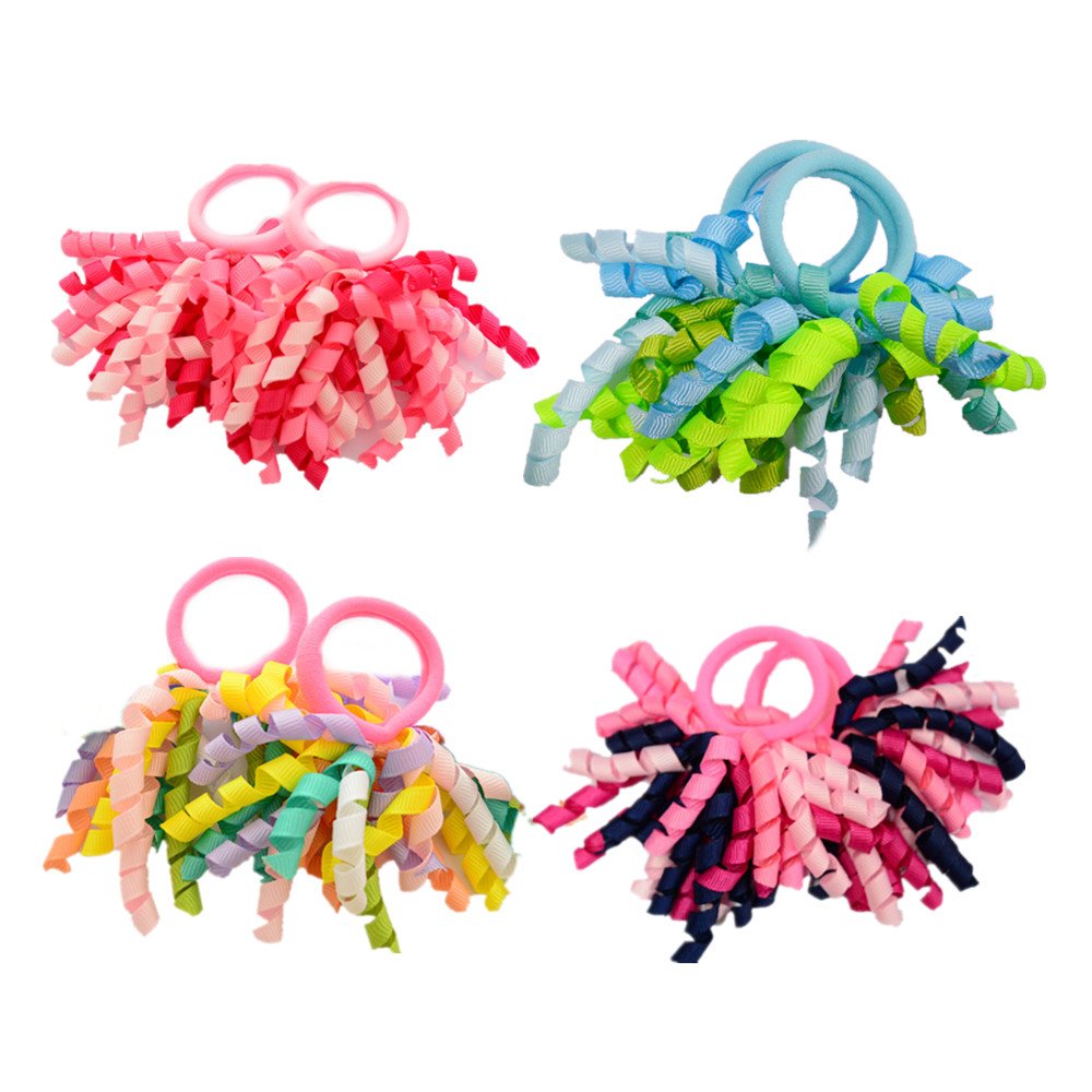 PIDOUDOU curly korker bow 8 cm by 6 cm for playful outfits.