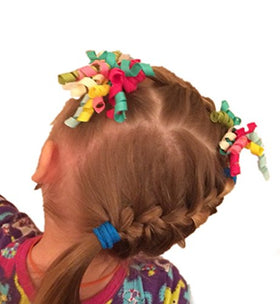PIDOUDOU gift-ready set of bright colors for kids' hairstyles.