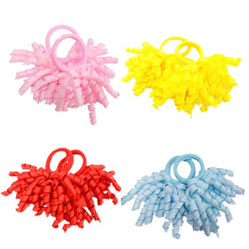 Pidoudou korker bow hair ties in multiple colors coordinating with outfits