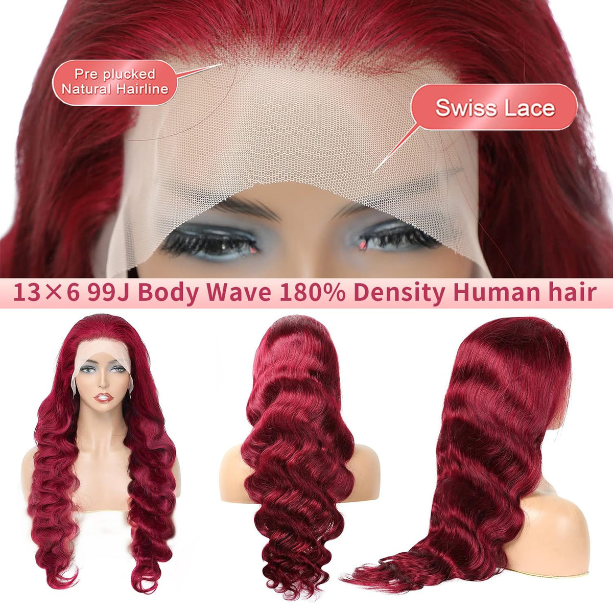 Pidrez wig featuring bleached knots and a 6-inch deep part for versatility