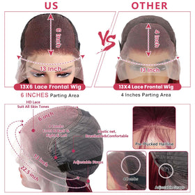 Pidrez wig showing pre-plucked baby hairs and bleached knots for quick styling