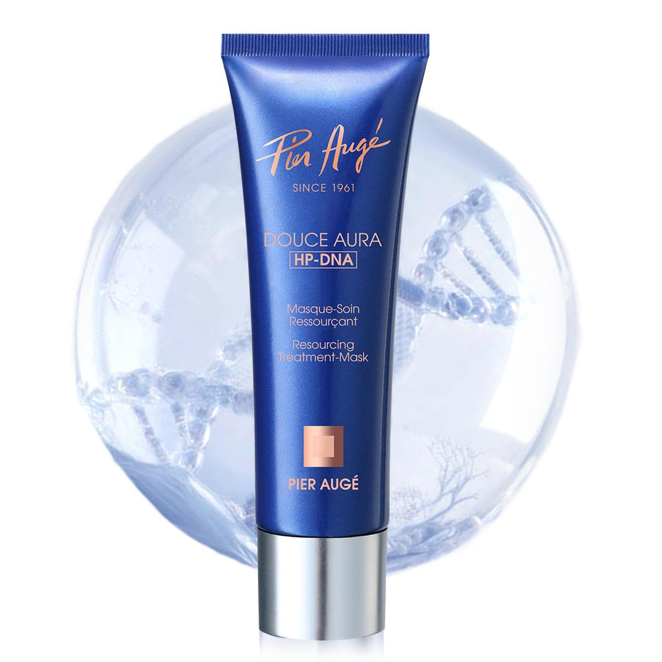 Pier Augé PDRN Mask packaging with spa-inspired design for nightly routines