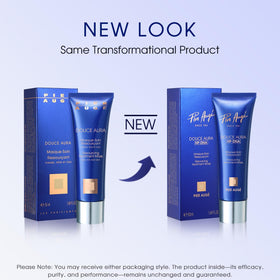Skin after application shows glowing, comfortable feel without stickiness