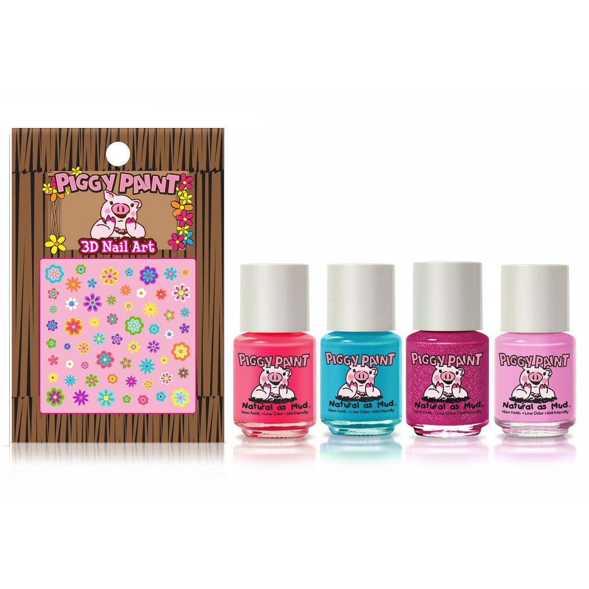 Piggy Paint 3D nail art accents for playful manicure details