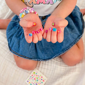 Piggy Paint PURRfect Paws gift set offers safe entertaining manicure for children.