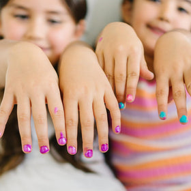Piggy Paint mini 0.25 oz bottles easy to hold for small hands