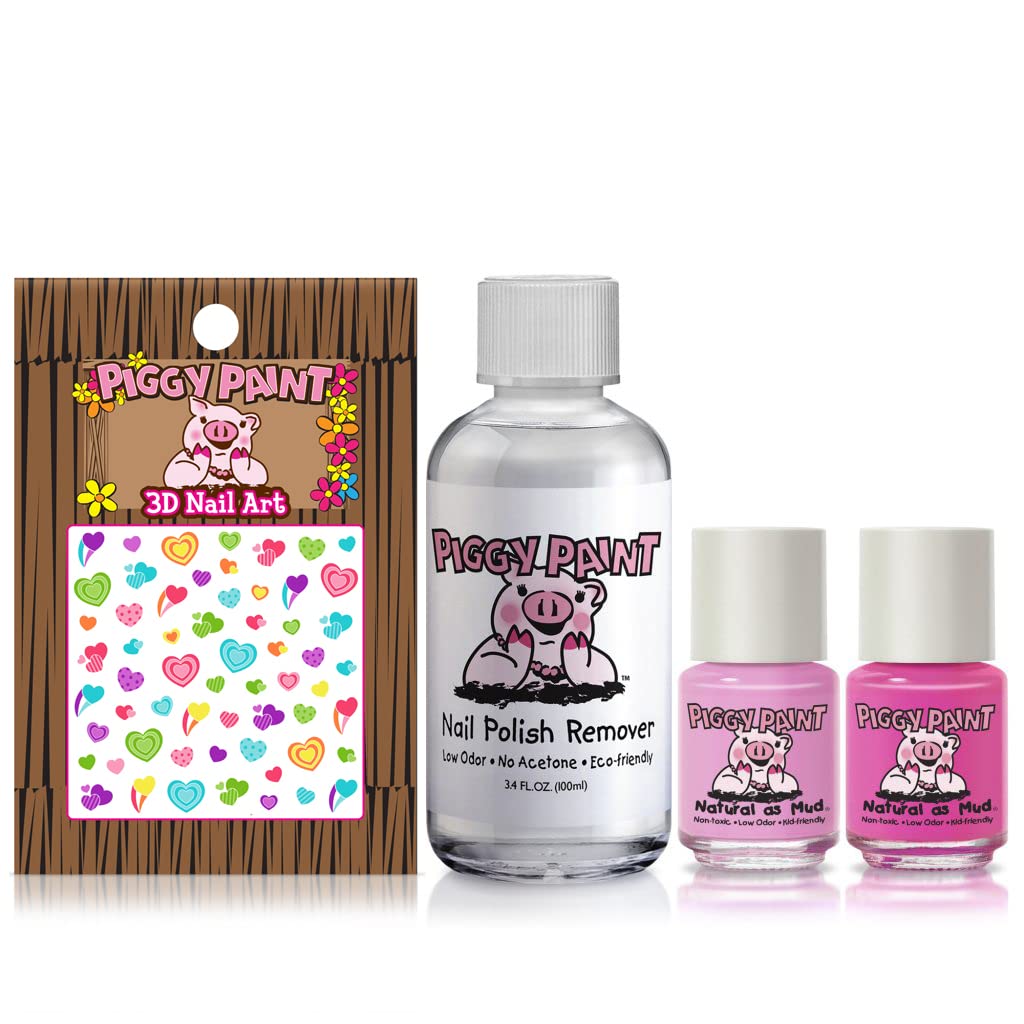 Piggy Paint nail polish remover for children, easy to use