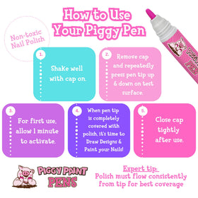 Non-toxic water-based formula reduces harsh chemical exposure for little nails.