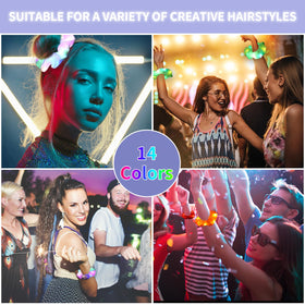 Piklodo LED scrunchie worn on the wrist as a glowing accessory.