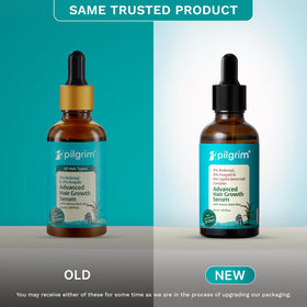 Pilgrim Advanced Hair Growth Serum dropper enables precise scalp application