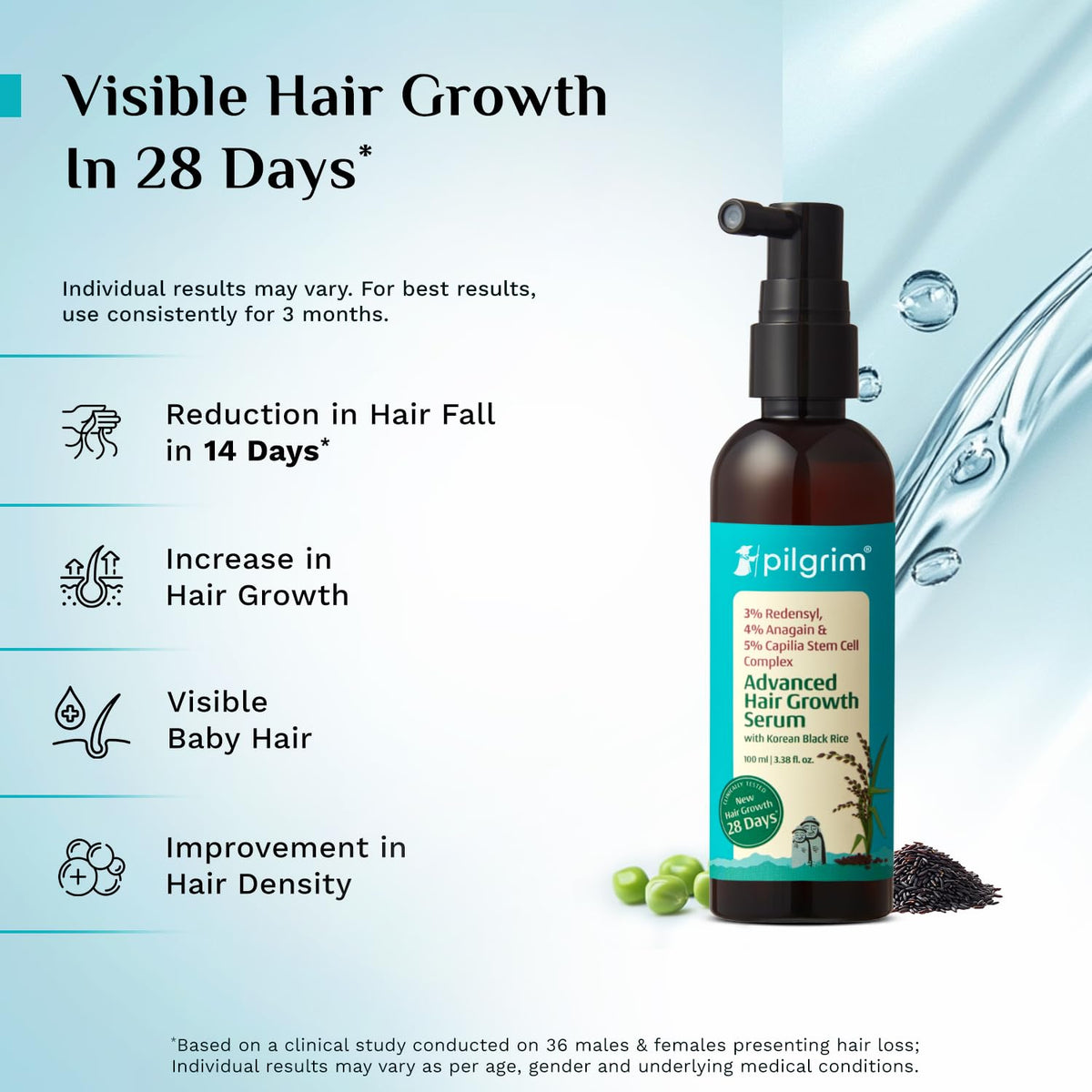Pilgrim brand label close-up signaling premium hair care experience.