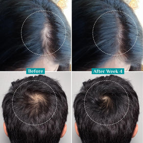 Pilgrim lightweight serum texture on hair, delivering non-greasy, fast-absorbing care.