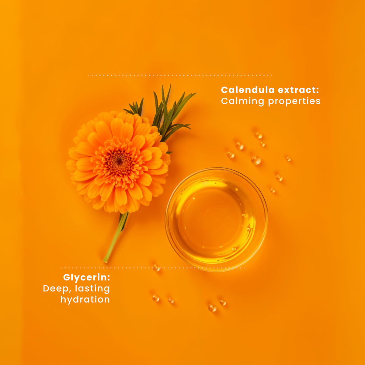 Pili Natural Calendula Repair Cream quickly absorbs for non-greasy finish.