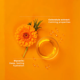 Pili Natural Calendula Repair Cream quickly absorbs for non-greasy finish.
