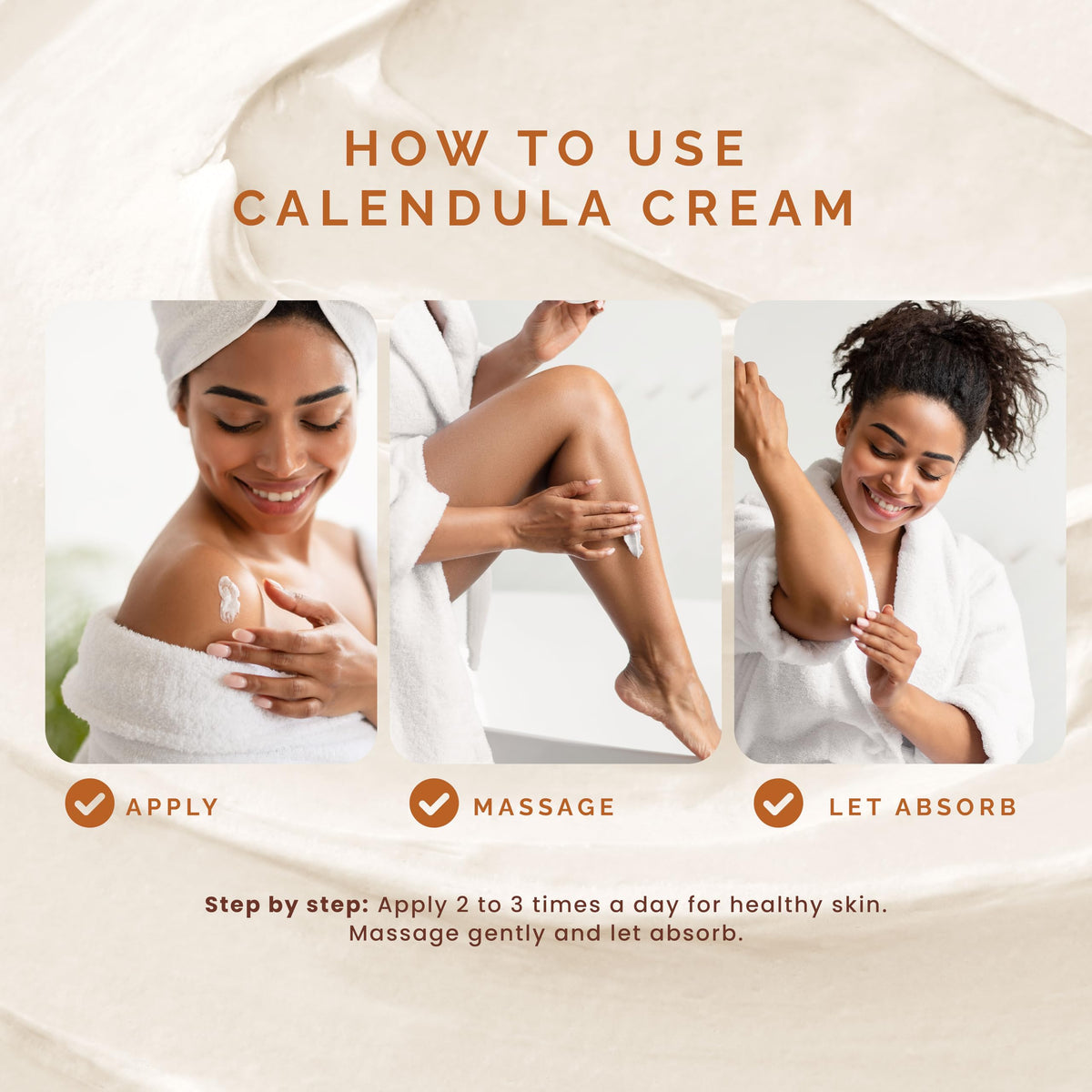 Pili Natural Calendula Repair Cream unscented label close view.