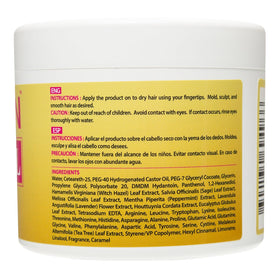 Pink Lemon Braiding Gel on dreadlocks with long-lasting hold.