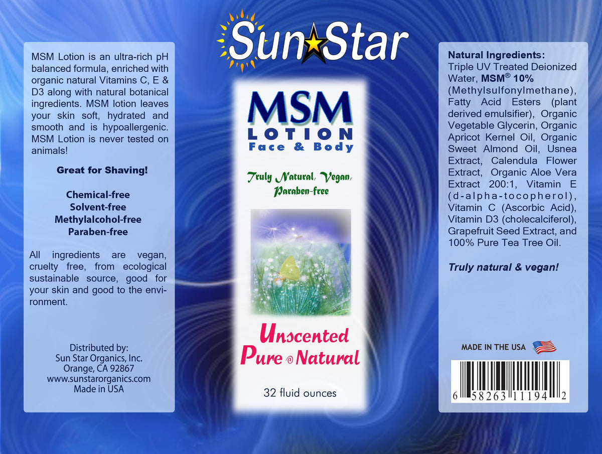 Pink Rhyme MSM Natural Lotion 32 oz application shows a smooth, moisturized skin after use.
